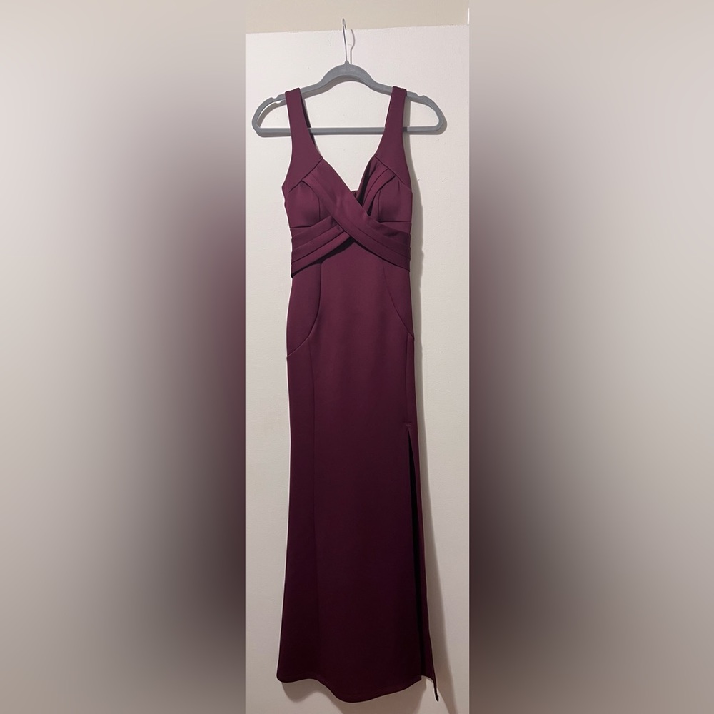 Burgundy Gown